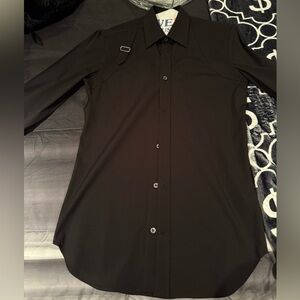 Black Alexander McQueen button up XS